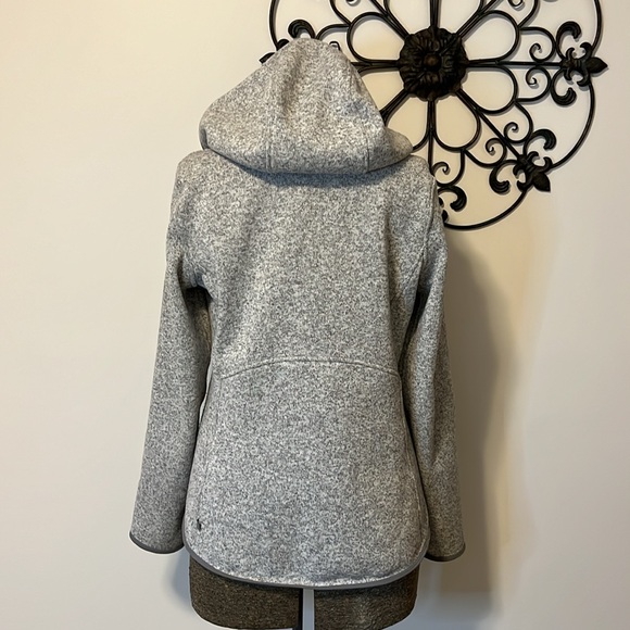 Lululemon half-zip scuba hoodie knit pullover, kangaroo pocket, light grey, 8 - Picture 4 of 7